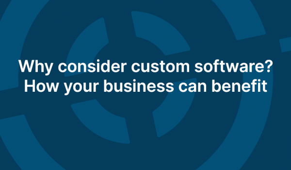 Join our webinar! Unlocking potential: Why consider custom software?